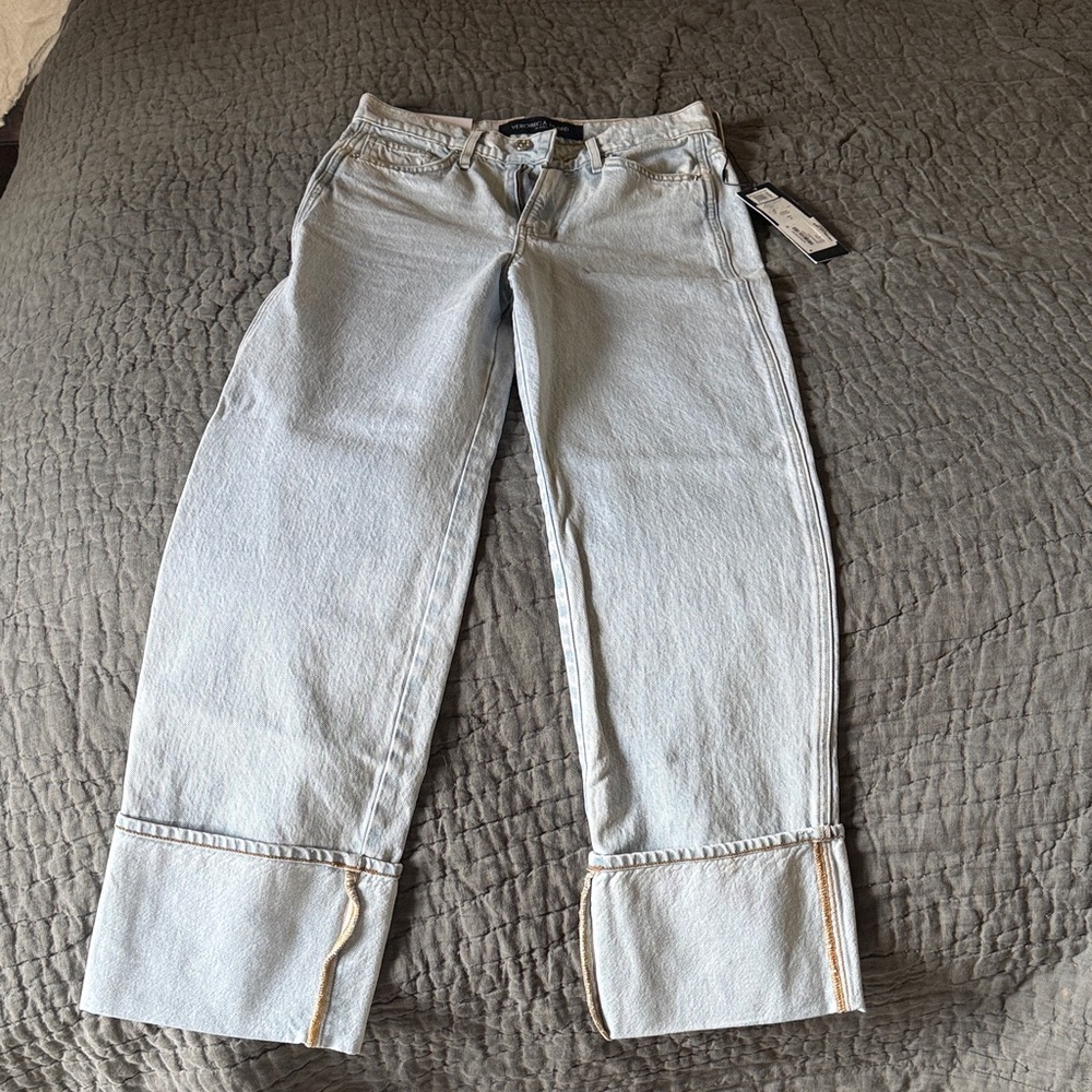 Veronica Beard Light Blue Dylan Ankle High Rise Straight Leg Jeans 26